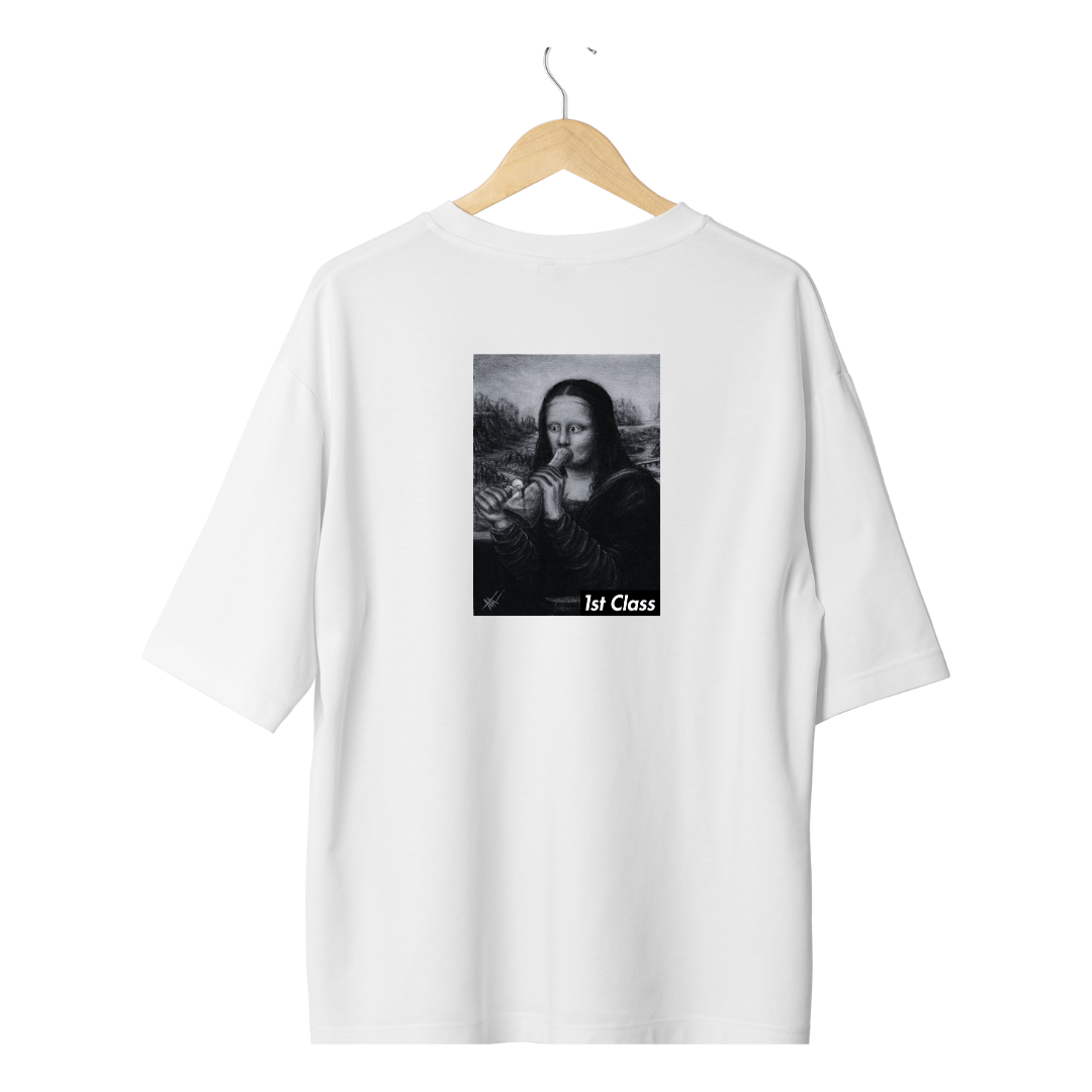 Off-White Mona Lisa Oversized T-Shirt Black